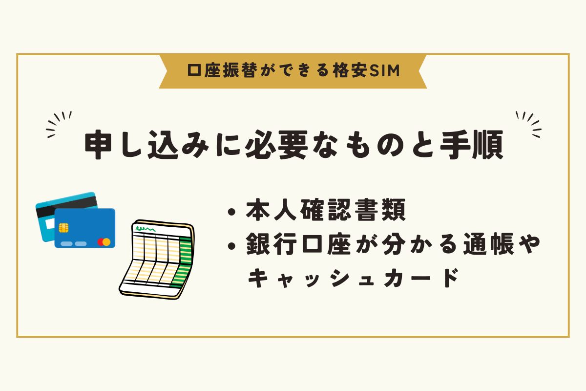 口座振替　格安SIM